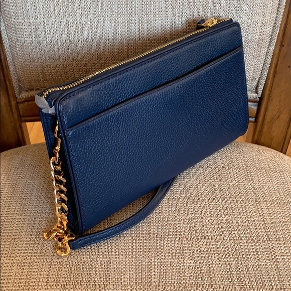 Tory Burch Carter Slim Crossbody Royal Navy - Picture 6 of 16